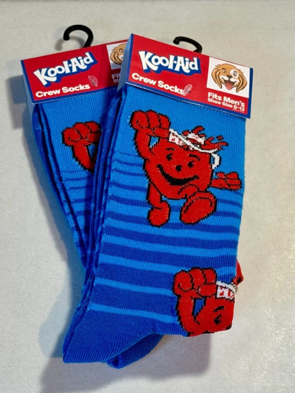 2 Pairs Kool-Aid Novelty Crew Socks Size 6-12/13 OSFM